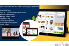Restaurant POS Billing Software Tab Order Support 0