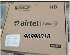 Airtel HD new Set top box with 6months south malyalam tamil 0