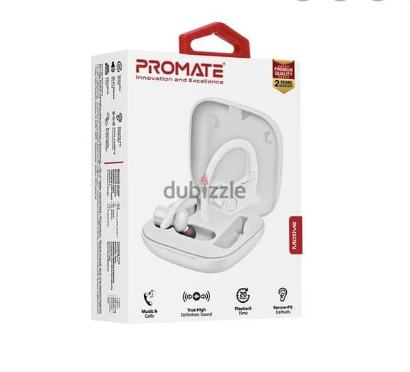 New Promate Earbuds Motive Fexible Stereo Sound (BoxPack) 0