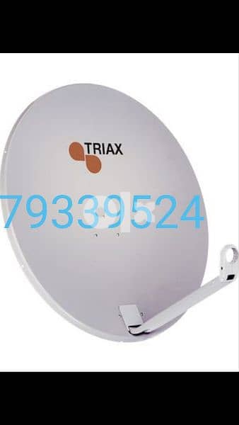 Dish antenna fixing AirTel DishTv NileSet ArabSet osn