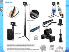 TELESIN Selfie stick For Action Camera 90CM (Brand-New) 0