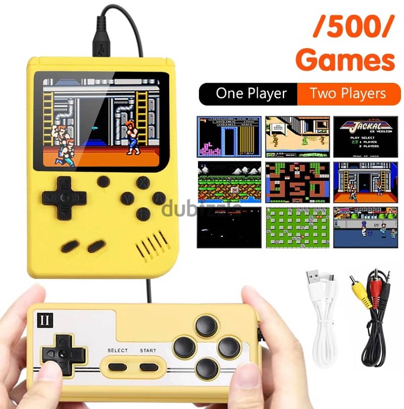 For Kids Retro Game Boy 500 Clasic games Build in Best For Gift (NEW) 4