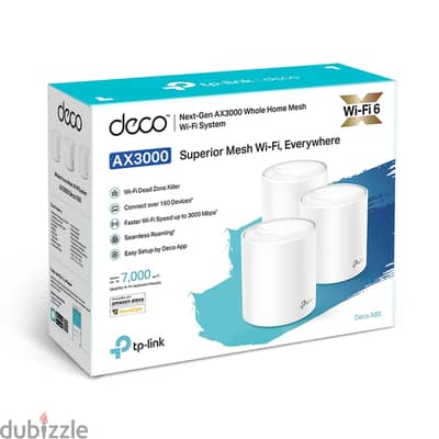 TP-LINK Deco X60 Next-Gen WiFi AX3000 (3-pack)