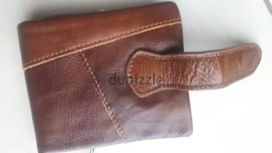 Real leather wallet