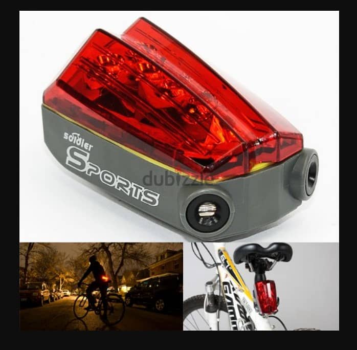 New Bicycle Rear Light USB Rechargeable ORG (Box-Packed) 0