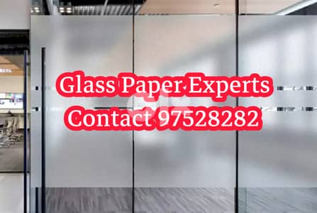 Temper Non Temper Glass work or Paper work