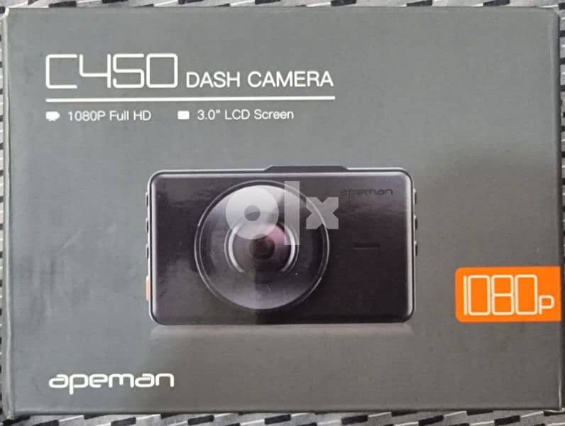 New Apeman C450 Dash Cam 1080p, Full HD, 3.0 LCD Screen