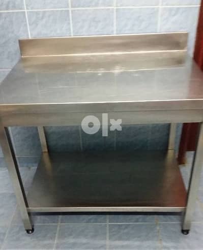 Rarely used stainless steel Table