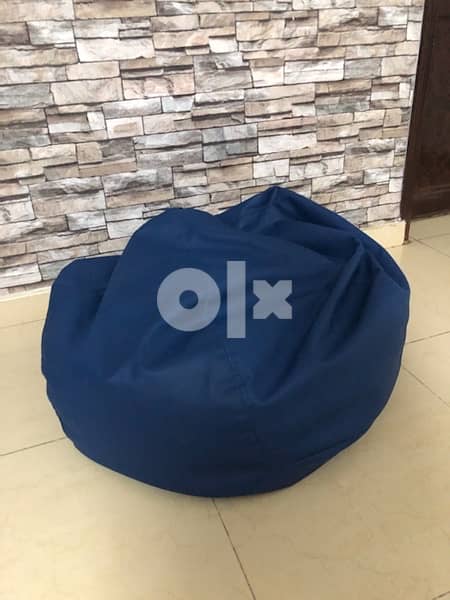 Blue bean bag ( Newly bought ) 1