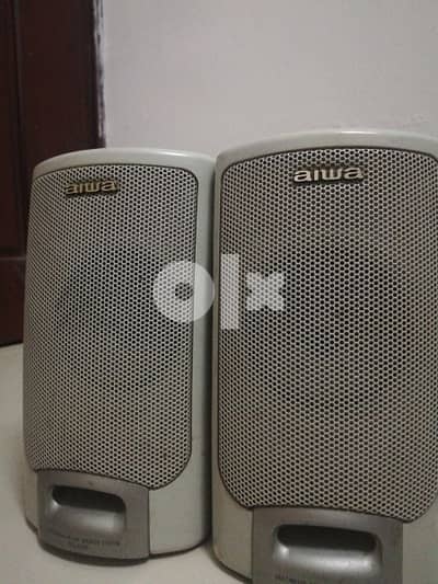 Aiwa Compter Speakers Duo