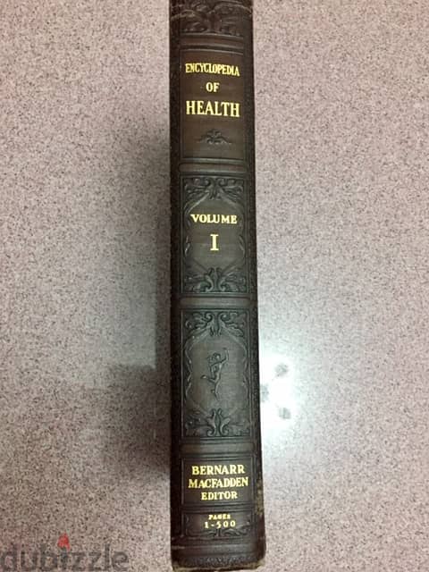 BOOK EncyclopediaOf Health Vol. I  Bernarr Macfadden 0