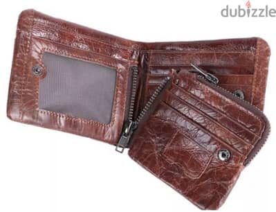 Strong leather wallet