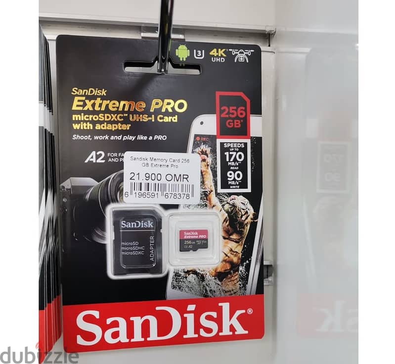 SanDisk Memory Card 256GB Extreme Pro (BrandNew) 0