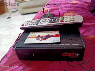 DISH TV RECEIVER & DISH ANTENA & MICROMAX 32" TV