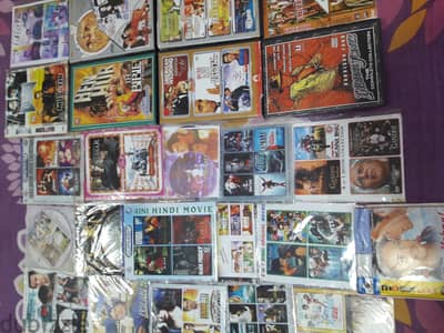 35 English & Hindi Movie DVDs