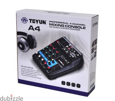 4 Channel Mixing Console Professional Bluetooth USB l Brand New l