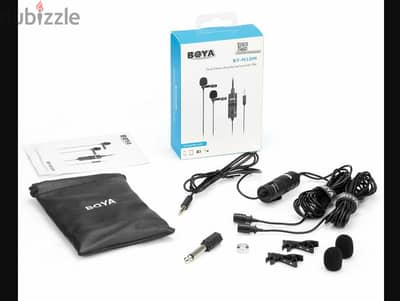 New BOYA Dual Lavalier Microphone - Podcast Blog Vlog lllBoxPacklll