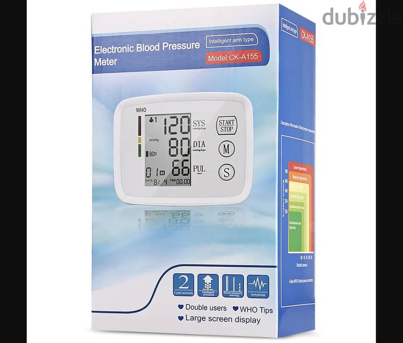 Electronic Blood Pressure A155 - Warm White (NEW) 0