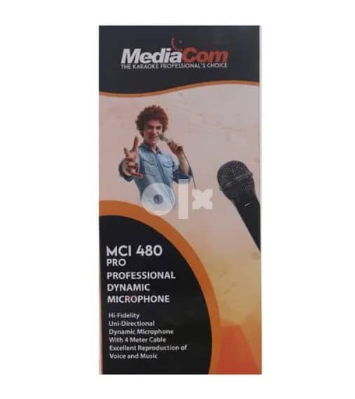 Professional MCI 480 Pro Mediacom Corded Microphone l BrandNew l 0