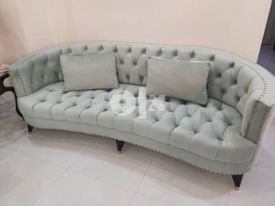 blue sofa