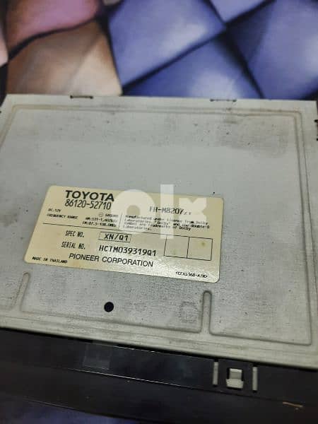 Original Toyota Corolla Sterio-used 2