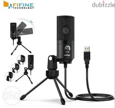 Fifine K669B USB Condenser Microphone with Volume Dial | Brand New l 0