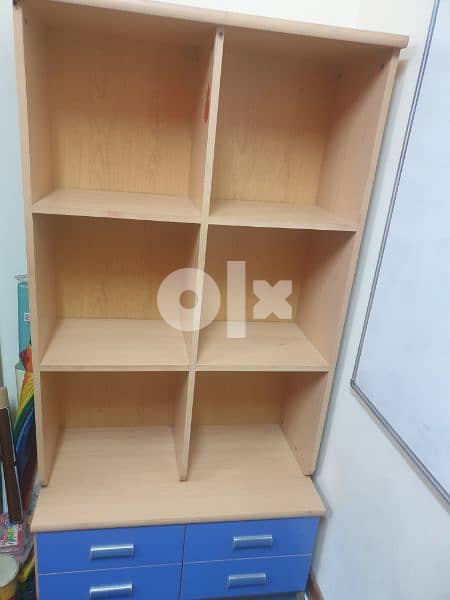 Good quality solid book shelf & Black drawing room Shelf 0