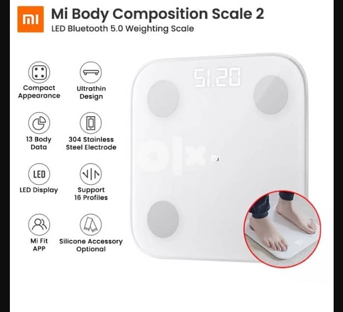 Professional Xiaomi Mi Body Composition Scale 2 High Quality (NEW) 1