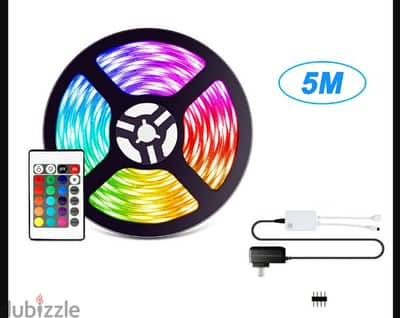 LED Strip Lights Kit 5m With RGB Remote Control ||NEW||