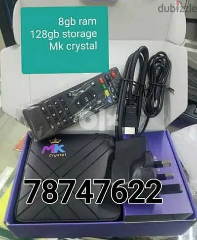 Blue model android smart Box all Country Channel work with 1YEAR Subsc