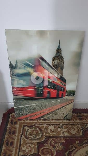 London Bus in Glass