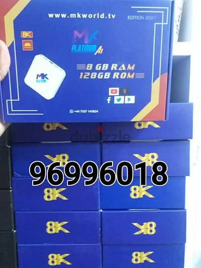 Blue model android smart Box all Country