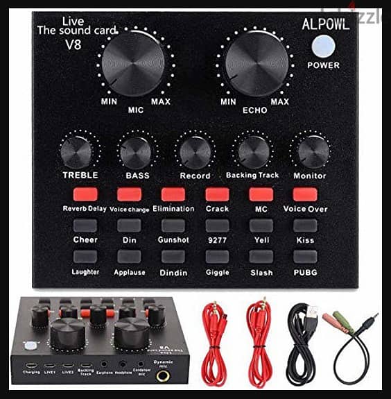 Live Sound Card Voice Changer with Multiple Sound Effects llBoxPackll 0