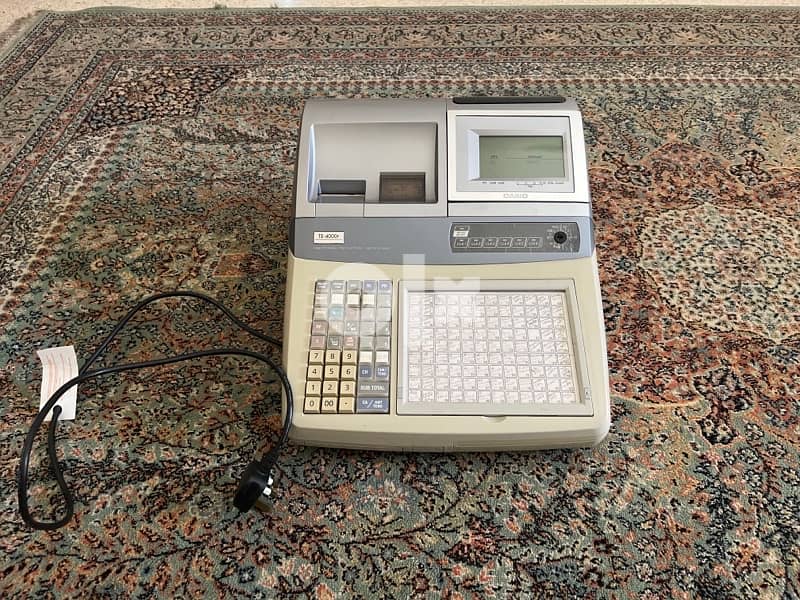 cash Machine register Casio te-4000f 0
