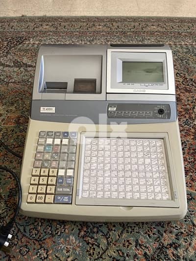 cash Machine register Casio te-4000f