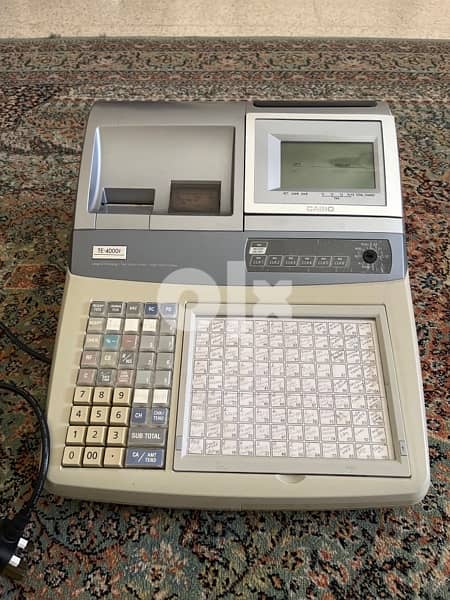 cash Machine register Casio te-4000f 1