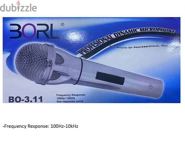 Professional Borl Dynamic Microphone BO-311 ORG |lBox-Packedl| 0