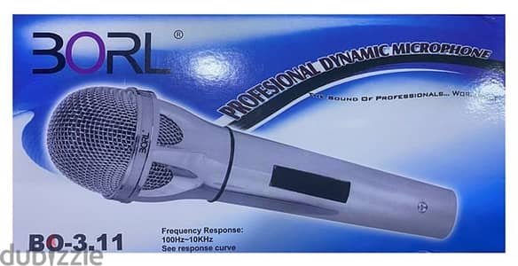 Professional Borl Dynamic Microphone High Quality (New-Stock)