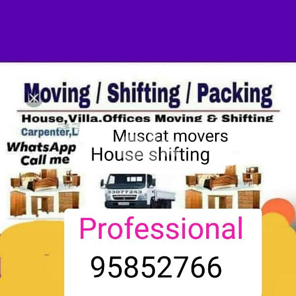 Muscat movear house shifting services and transport furniture 0